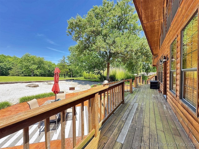 20413 E Allen Rd, Tahlequah, OK 74464 - view of deck