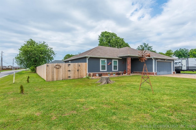 20903 E 35th St S, Broken Arrow, OK 74014 - view of front facade with a garage, concrete driveway, brick siding, and roof with shingles