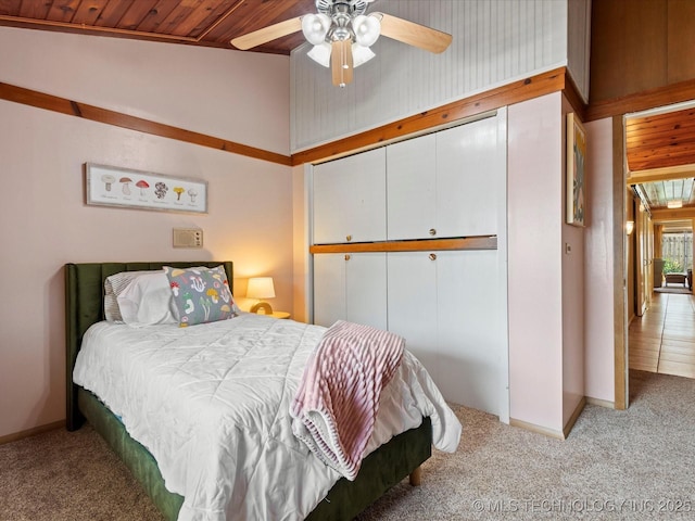 2310 Skyline Dr, Bartlesville, OK 74006 - bedroom featuring carpet, baseboards, and a closet