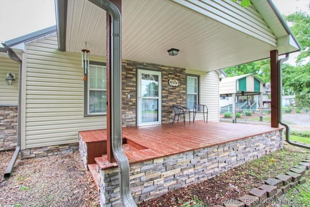 410 Shawnee St, So Coffeyville, OK 74072 - view of porch