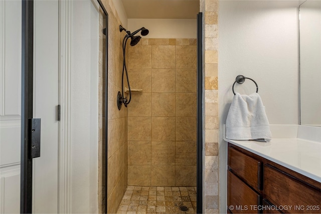 6601 E 85th St, Owasso, OK 74055 - full bathroom with a stall shower and vanity