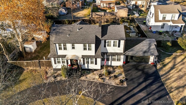 722 E 18th St, Ada, OK 74820 - aerial view of residential area