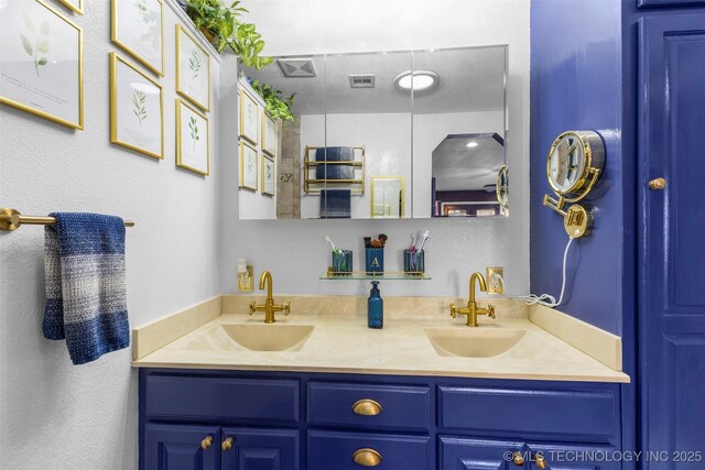722 E 18th St, Ada, OK 74820 - bathroom with double vanity