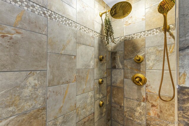722 E 18th St, Ada, OK 74820 - bathroom view of a tile shower