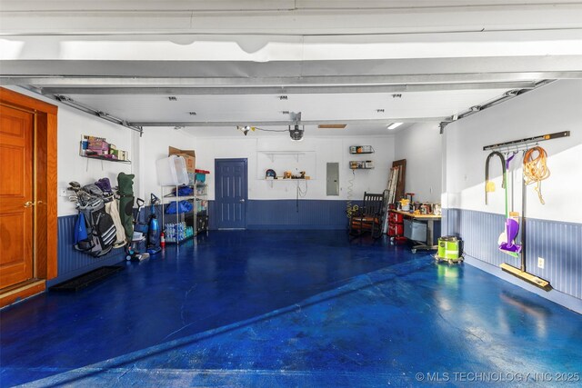 722 E 18th St, Ada, OK 74820 - garage with electric panel