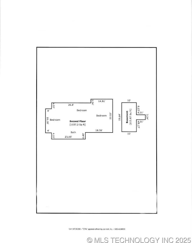 722 E 18th St, Ada, OK 74820 - room layout