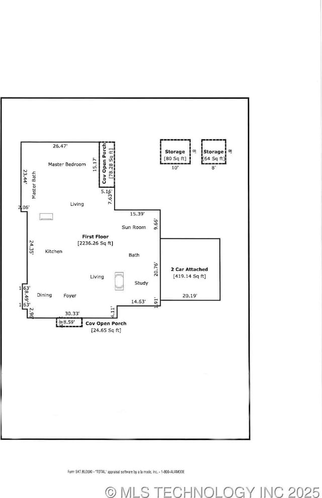 722 E 18th St, Ada, OK 74820 - home floor plan