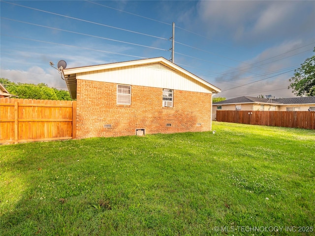 1412 S 9th, Mcalester, OK 74501 - rear view of house with crawl space and brick siding
