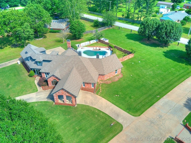 23240 E 90th St S, Broken Arrow, OK 74014 - view from above of property