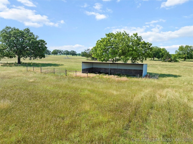 4180 Countyline, Ardmore, OK 73401 - view of yard with a view of rural / pastoral area
