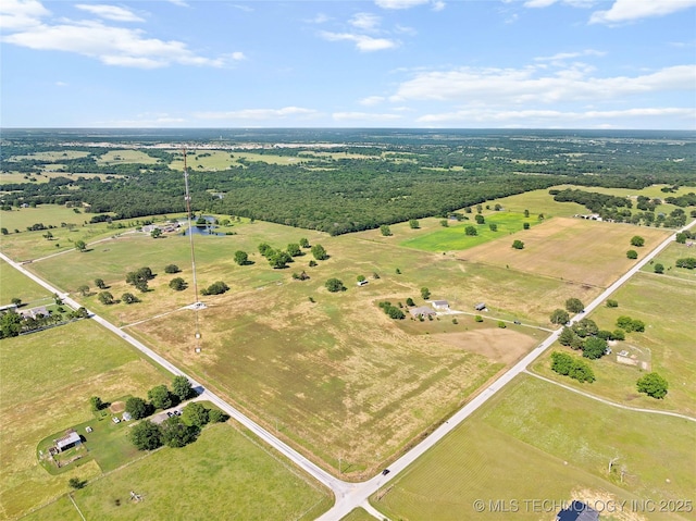 4180 Countyline, Ardmore, OK 73401 - aerial view of property's location featuring rural landscape