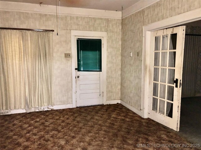 1145 S Little Ave, Cushing, OK 74023 - view of carpeted spare room