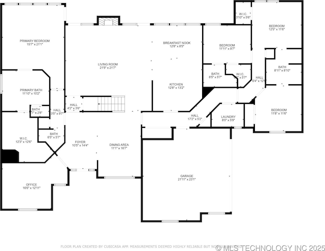 316 E 44th St, Sand Springs, OK 74063 - view of home floor plan