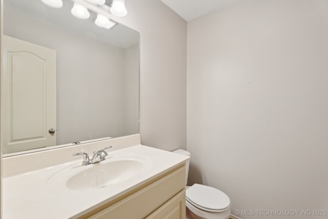 316 E 44th St, Sand Springs, OK 74063 - half bath featuring vanity and toilet