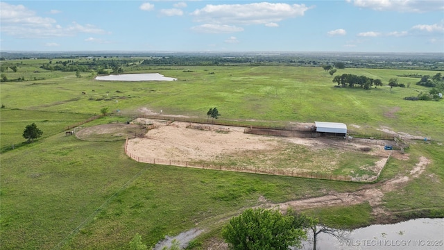 1200 S Oak Grove Rd, Cushing, OK 74023 - aerial view of sparsely populated area featuring a pastoral area