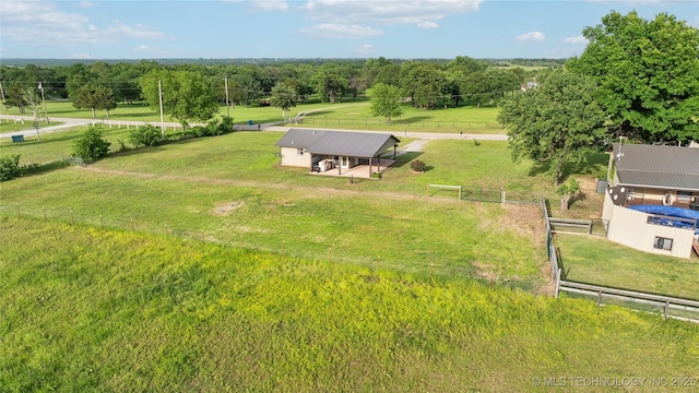1200 S Oak Grove Rd, Cushing, OK 74023 - aerial view of sparsely populated area