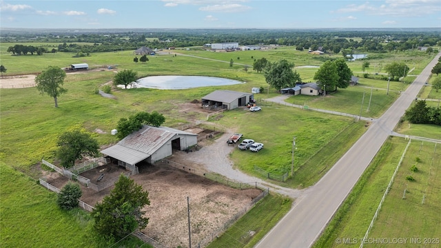 1200 S Oak Grove Rd, Cushing, OK 74023 - view of rural area featuring a nearby body of water