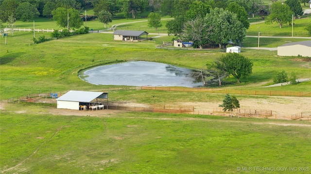 1200 S Oak Grove Rd, Cushing, OK 74023 - surrounding community with an outbuilding, a view of rural / pastoral area, an exterior structure, and a pole building