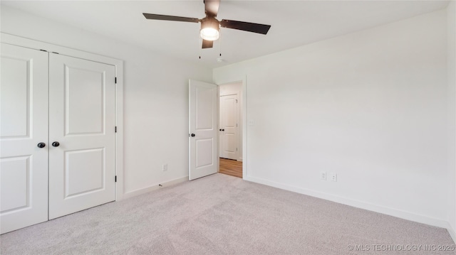 2508 W Birmingham St, Broken Arrow, OK 74011 - unfurnished bedroom featuring carpet flooring and a ceiling fan