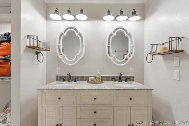 412 W Los Angeles St, Broken Arrow, OK 74011 - full bathroom featuring double vanity