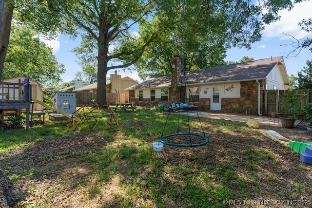 412 W Los Angeles St, Broken Arrow, OK 74011 - view of yard