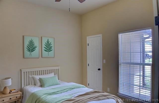 11968 S 270th E Ave, Coweta, OK 74429 - bedroom featuring a ceiling fan