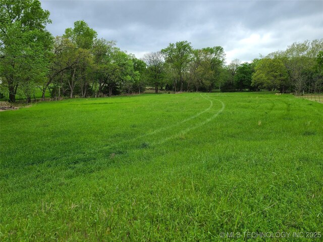 1950 Cedar Bluff Rd, Fort Gibson, OK 74434 - view of yard with a rural view