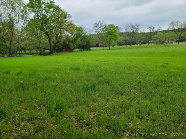 1950 Cedar Bluff Rd, Fort Gibson, OK 74434 - view of yard with a view of rural / pastoral area