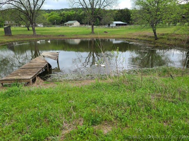 1950 Cedar Bluff Rd, Fort Gibson, OK 74434 - dock area with a water view