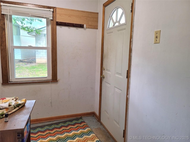 1950 Cedar Bluff Rd, Fort Gibson, OK 74434 - doorway to outside featuring healthy amount of natural light and baseboards