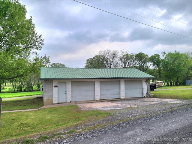 1950 Cedar Bluff Rd, Fort Gibson, OK 74434 - view of detached garage