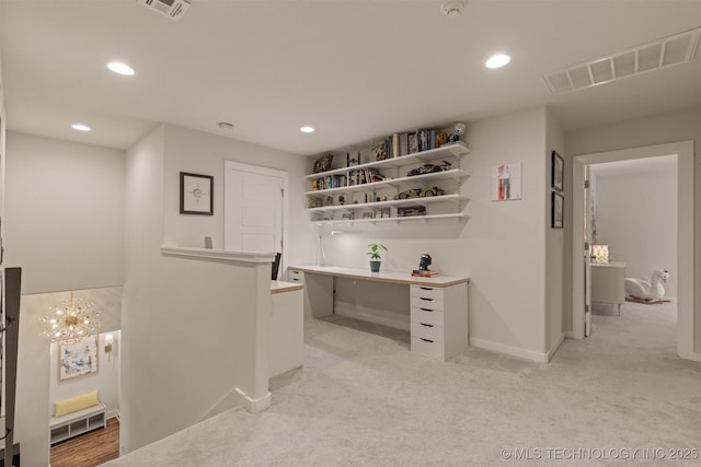 6705 S Palm Ave, Broken Arrow, OK 74011 - office with recessed lighting and light carpet