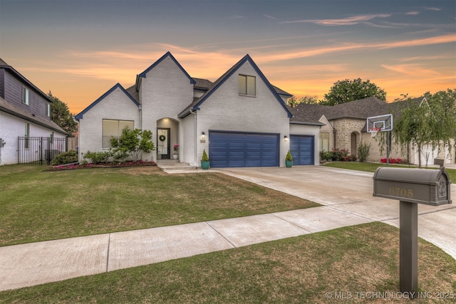 6705 S Palm Ave, Broken Arrow, OK 74011 - french country style house featuring brick siding and driveway
