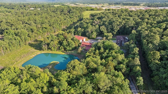 20119 E Willis Rd, Tahlequah, OK 74464 - bird's eye view of a forest and a nearby body of water