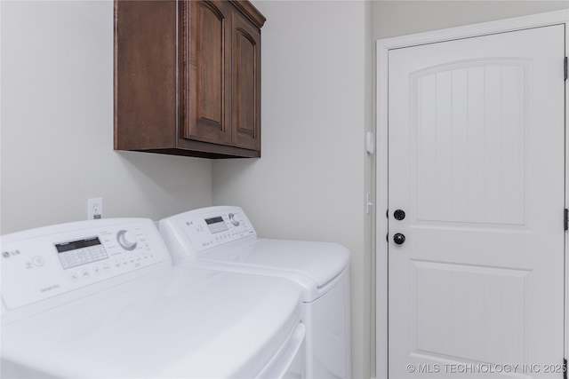 9241 N 144th E Ave, Owasso, OK 74055 - washroom featuring washer and clothes dryer and cabinet space