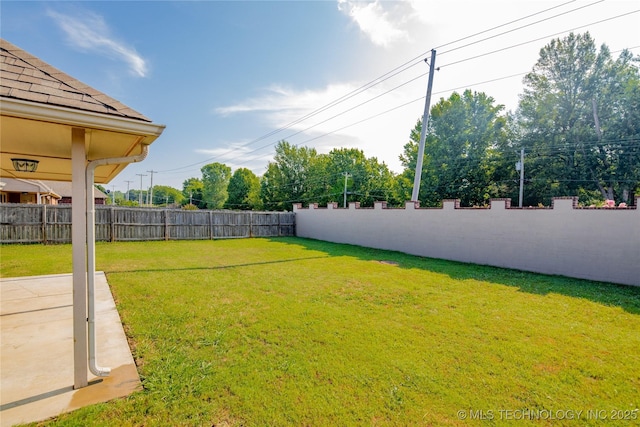 9241 N 144th E Ave, Owasso, OK 74055 - view of yard with a patio area