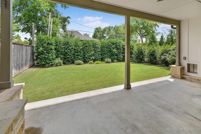 1412 E 37th St, Tulsa, OK 74105 - view of yard featuring a patio