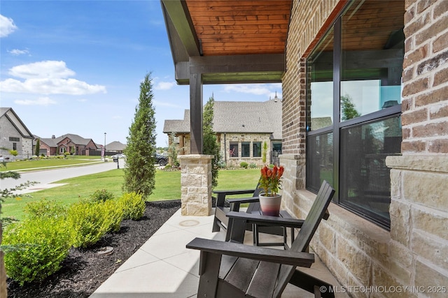 3406 W Quantico Pl, Broken Arrow, OK 74011 - view of patio with a residential view