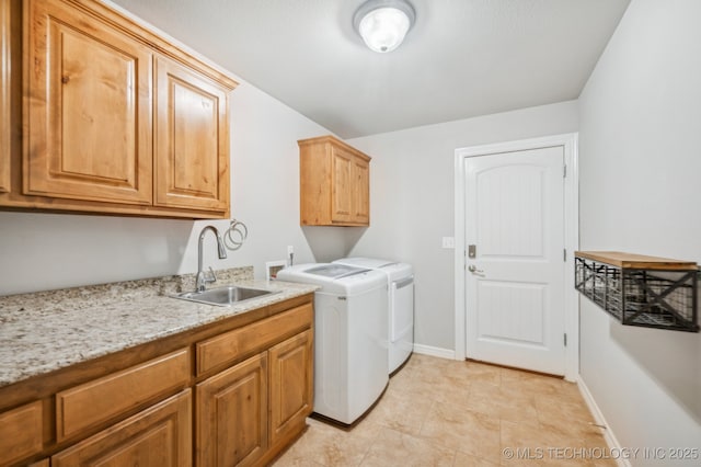 6200 E 340th Rd, Talala, OK 74080 - laundry room with cabinet space and washing machine and dryer