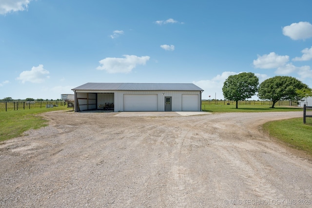 6200 E 340th Rd, Talala, OK 74080 - garage with a detached garage and driveway