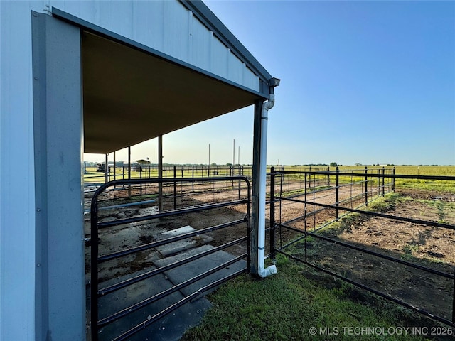 6200 E 340th Rd, Talala, OK 74080 - horse barn featuring a view of countryside