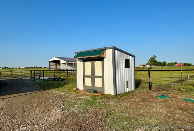 6200 E 340th Rd, Talala, OK 74080 - view of shed with a view of countryside and driveway