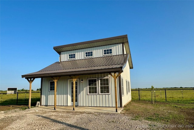6200 E 340th Rd, Talala, OK 74080 - view of front of property featuring a metal roof and board and batten siding