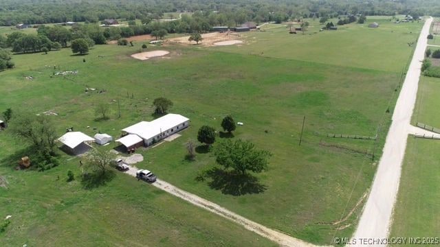 340 Clay Hl, Lone Grove, OK 73443 - aerial overview of property's location featuring rural landscape and agricultural land