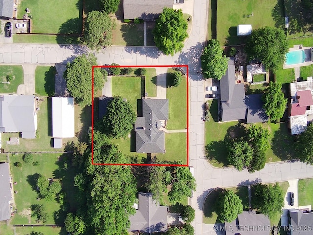 402 Beaumont Dr, Ardmore, OK 73401 - aerial perspective of suburban area