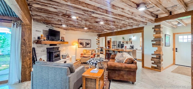 114276 S 4170th Rd, Checotah, OK 74426 - living room featuring light wood-style floors