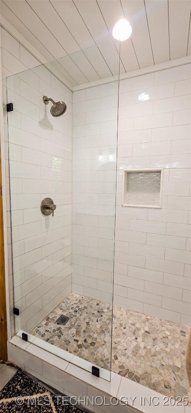 114276 S 4170th Rd, Checotah, OK 74426 - full bathroom with tiled shower