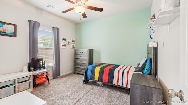 11602 S 30th W Ave, Jenks, OK 74037 - carpeted bedroom with a ceiling fan and baseboards