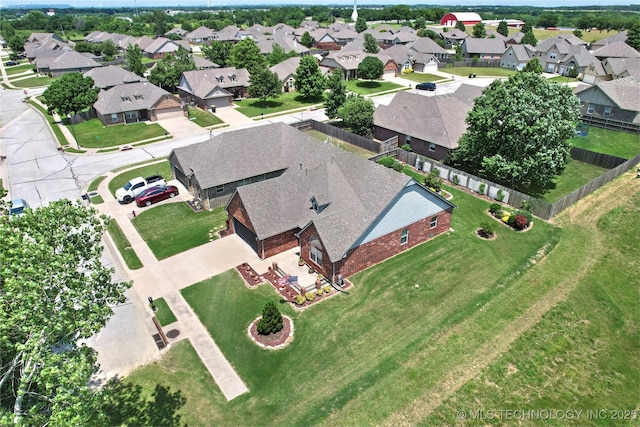 15715 S Broadway St, Glenpool, OK 74033 - aerial perspective of suburban area