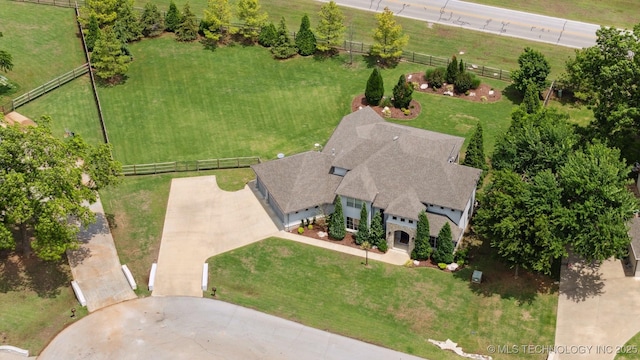 18319 E Red Fox Trl, Owasso, OK 74055 - aerial view of sparsely populated area